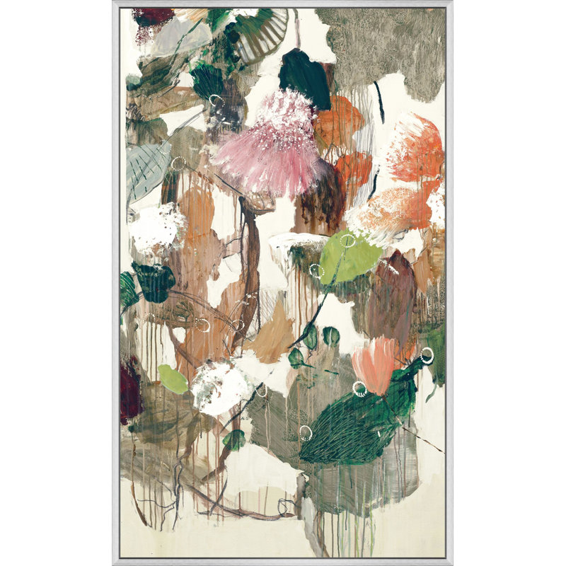 «Cascading Greenery 1», reproduction encadrée sur toile