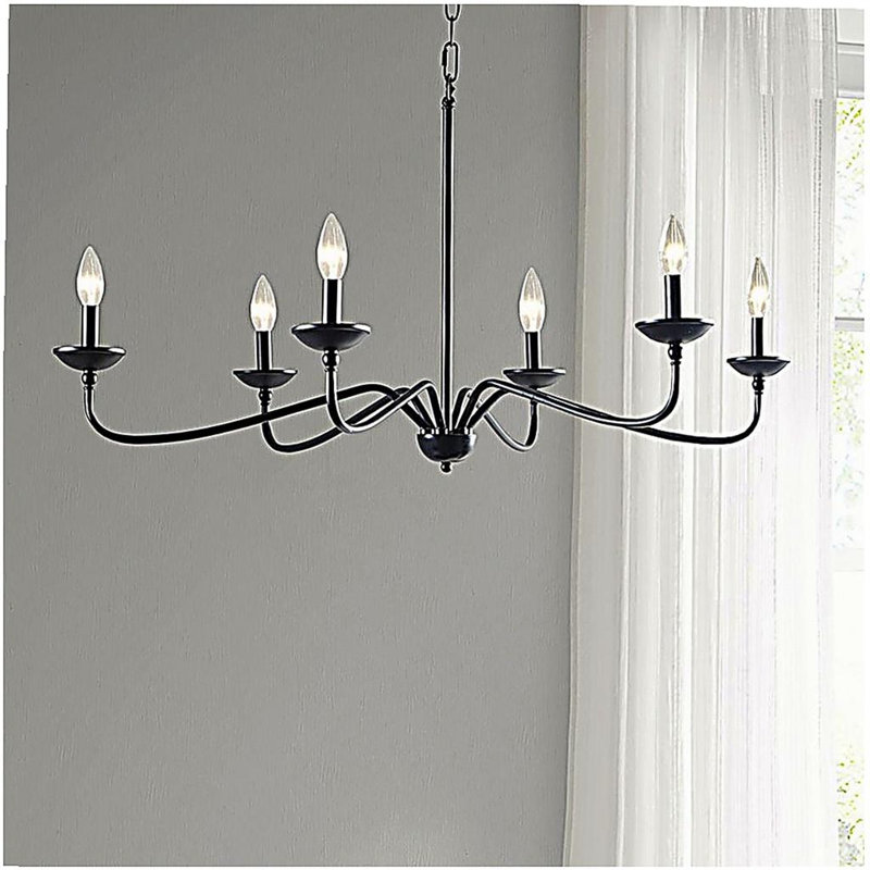 Luminaire suspendu en métal 6 lumières Brighton