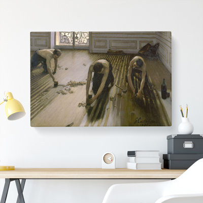 CAN2041CAN The Floor Scrapers by Gustave Caillebotte - Wrapped Canvas Painting