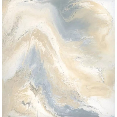 Papier peint texturé amovible Marble Soft Brush Splash