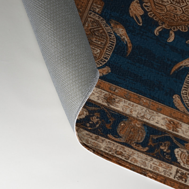 Tapis d'intérieur et d'extérieur brun Persian, Rectangulaire 3 pi x 5 pi