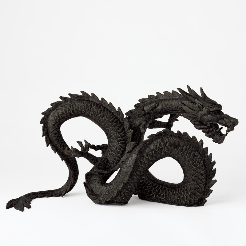 Handmade Dragon Sculpture, Bronze