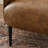 2 - Pieces 33" Wide Faux Leather Barrel Chair With Pleated Backrest Metal Legs-117060381