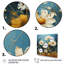 Décoration blanche marguerite blanche et sarcelle V - Paysages-1733714505-1733714481