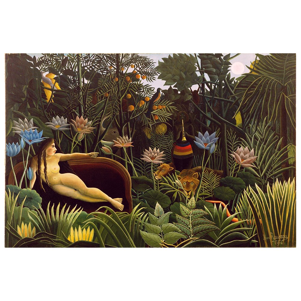 Leinwandbild Der Traum von Henri Rousseau