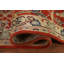 Tapis de couloir oriental rouge 3x8