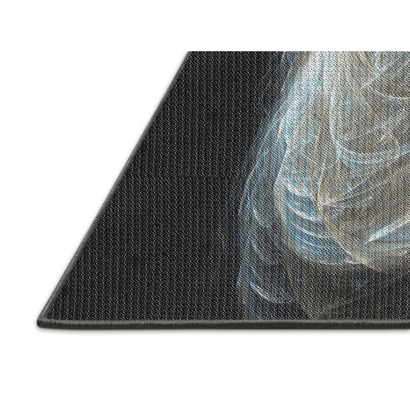 Tapis noir, Rectangle 5 pi x 7 pi