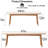 Solid Oak Wood Bench - 39" Rounding Corner Design, Sturdy Dining Bench & Entryway Ottoman for Dining Room, Bedroom, Patio, Kitchen & Living Room, Natural Finish-1572294576