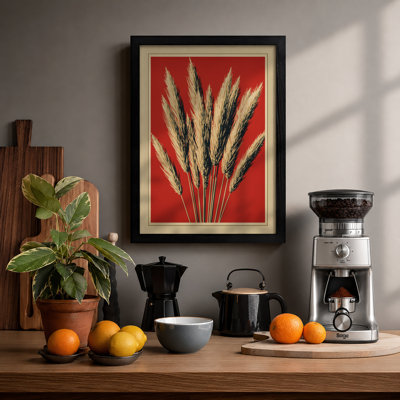 Wheat Sheaf Botanical - Framed Print