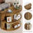 Set Of 2 Half Round Side Table