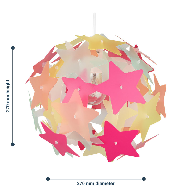 27cm H Plastic Novelty Pendant Shade ( Uno )