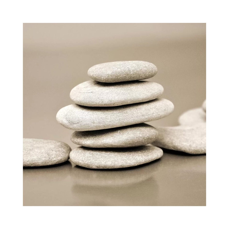 Zen Pebbles I 1 Piece Wrapped Canvas Wall Art, 66.04 cm H x 66.04 cm W x 1.91 cm D, Wrapped Canvas