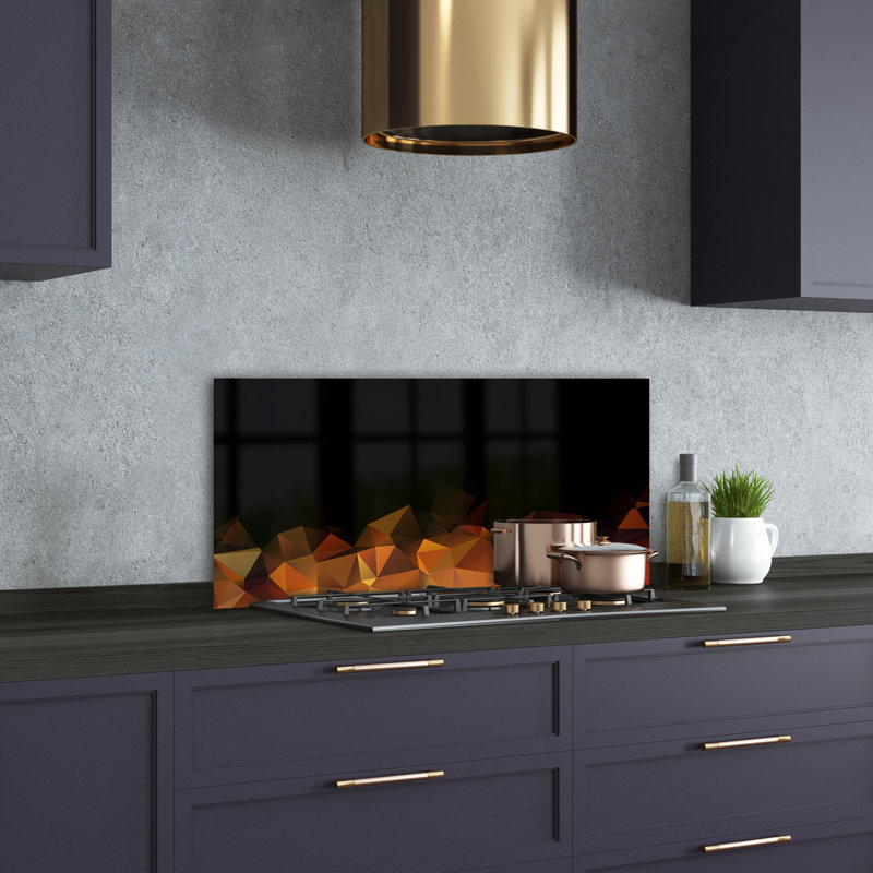 Barbetta 50cm W x 100cm L Glass Peel and Stick Panel