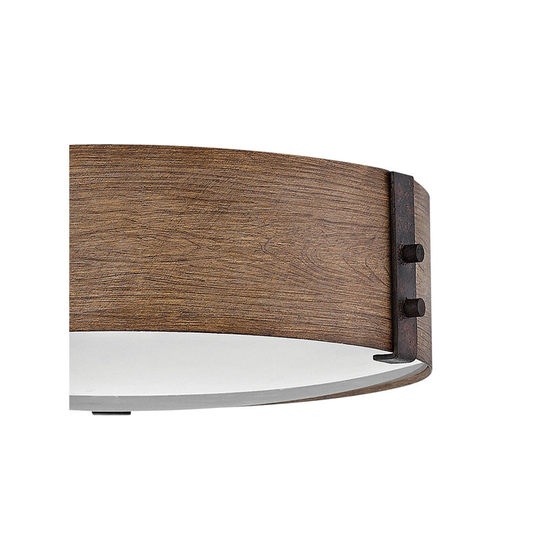 Sawyer 3 - Bulb Outdoor Flush Mount, Sequoia