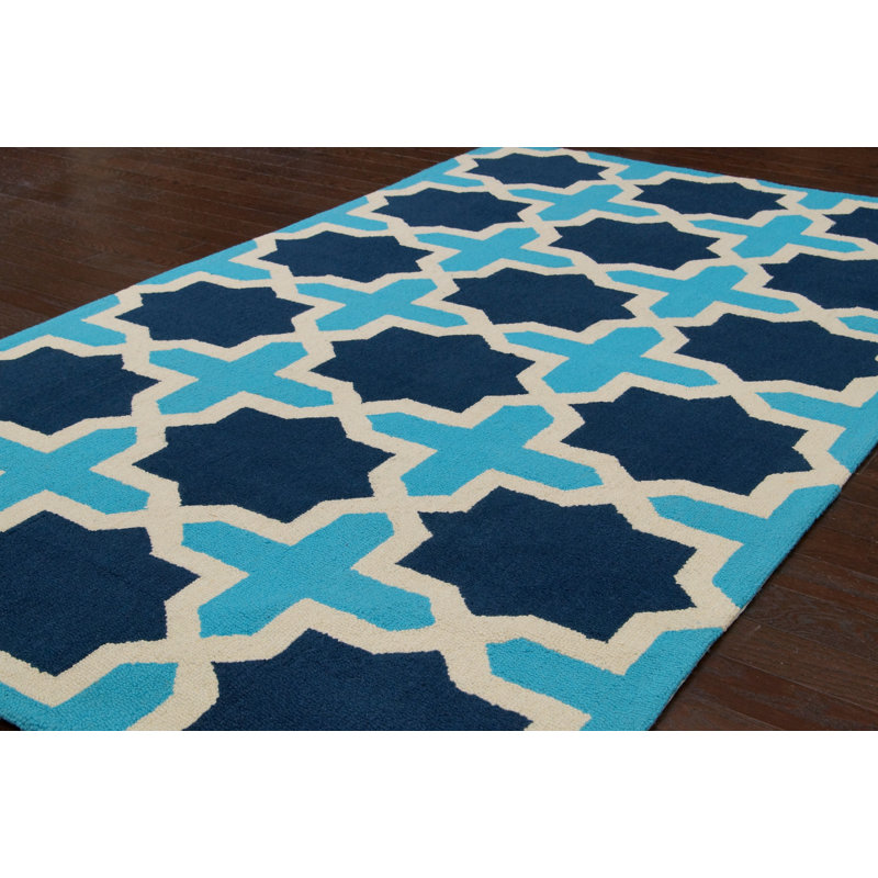 Oneil Wool Geometric Indoor Rug, Rectangle 5' x 8'