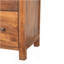Commode 3 tiroirs en bois massif brun Aspen