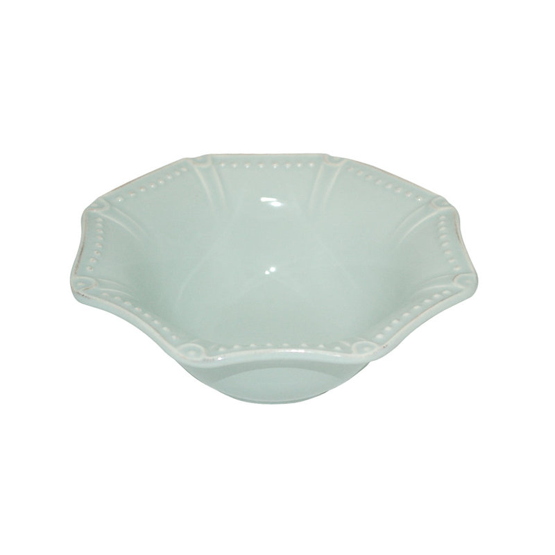 Isabella Cereal Bowl - Ivory, Ice Blue