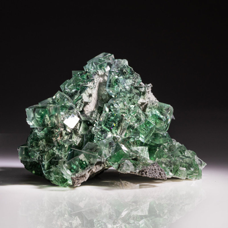 Green Fluorite From Yaogangxian Mine, Nanling Mountains, Hunan Province, China