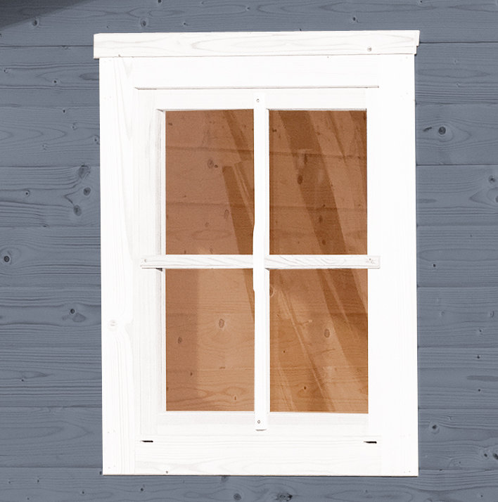 Weka Fenster Farbe: Weiß, Größe: 79 cm H x 69 cm B x 2,8 cm T