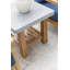 Stockton - Teak Outdoor Side Table w/ Polished Concrete Top
