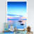 Toile blanche avec cadre photo