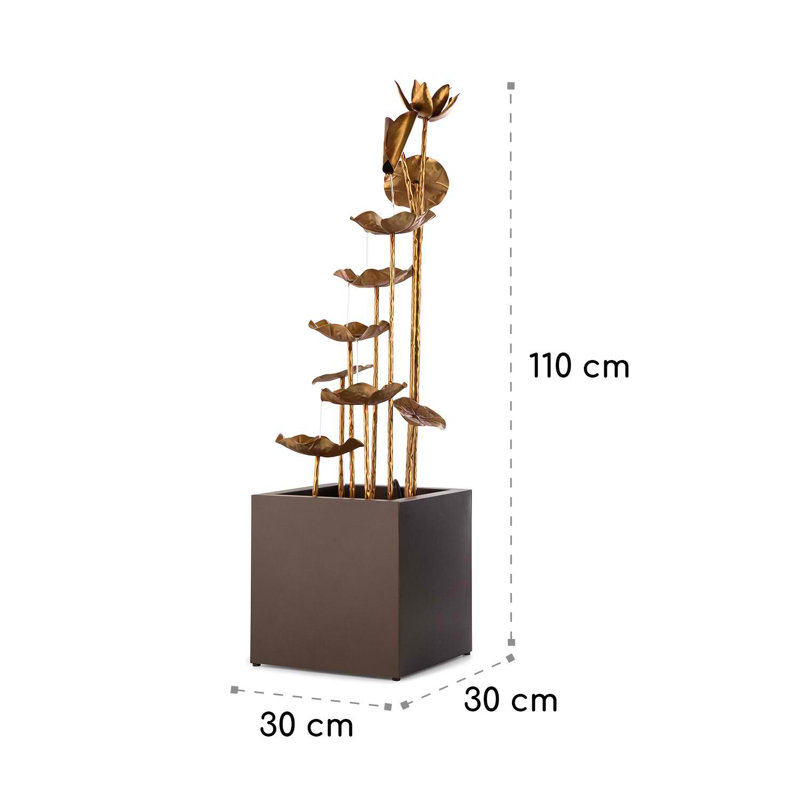 Outdoor Metal Waterfall Fountain
