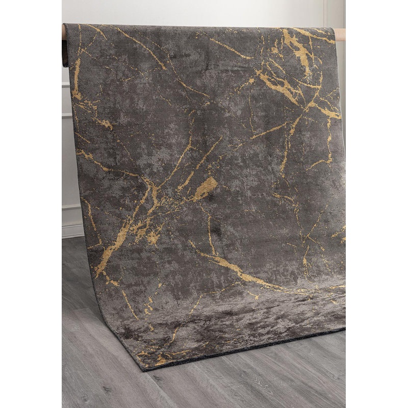 Rapture Abstract Area Rug, Rectangle 9'10" x 14'