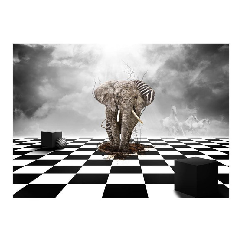 Murale Escape From Afrique, L 8,83 pi x l 11,42 pi