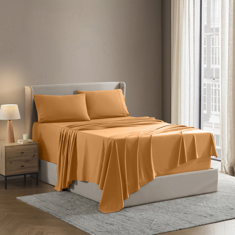 Ensemble de draps Luxury Collection Classic, Très grand, Orange Kings
