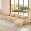 Canapé en forme de L 4 places avec repose-pieds 148,8 po-2081098835