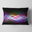 Lignes multicolores emmêlées - Coussin décoratif imprimé abstrait-89823889-29366466