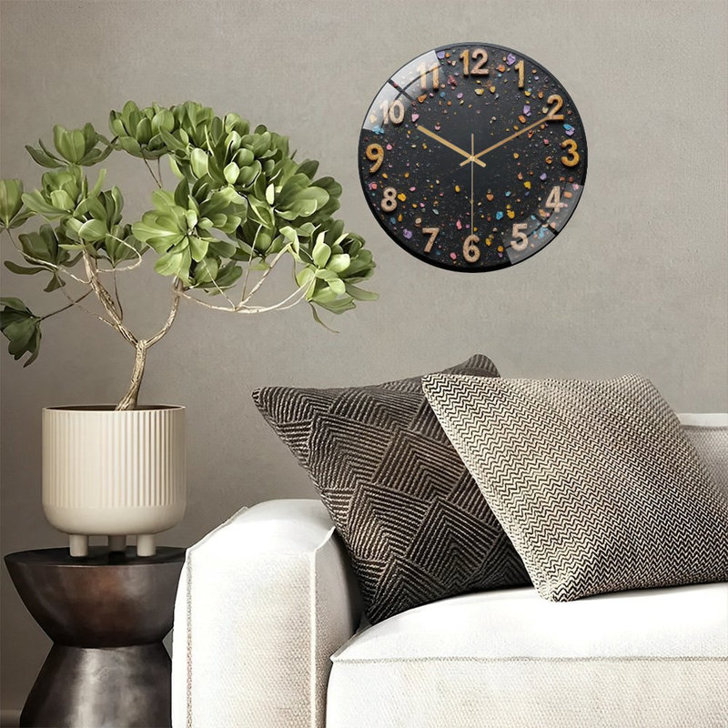 Horloge murale avec horloge murale 12 po