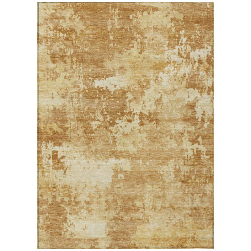 Machine Washable Indoor/Outdoor Jocelyn ACN2142 Abstract Rug, Rectangle 10' x 14'