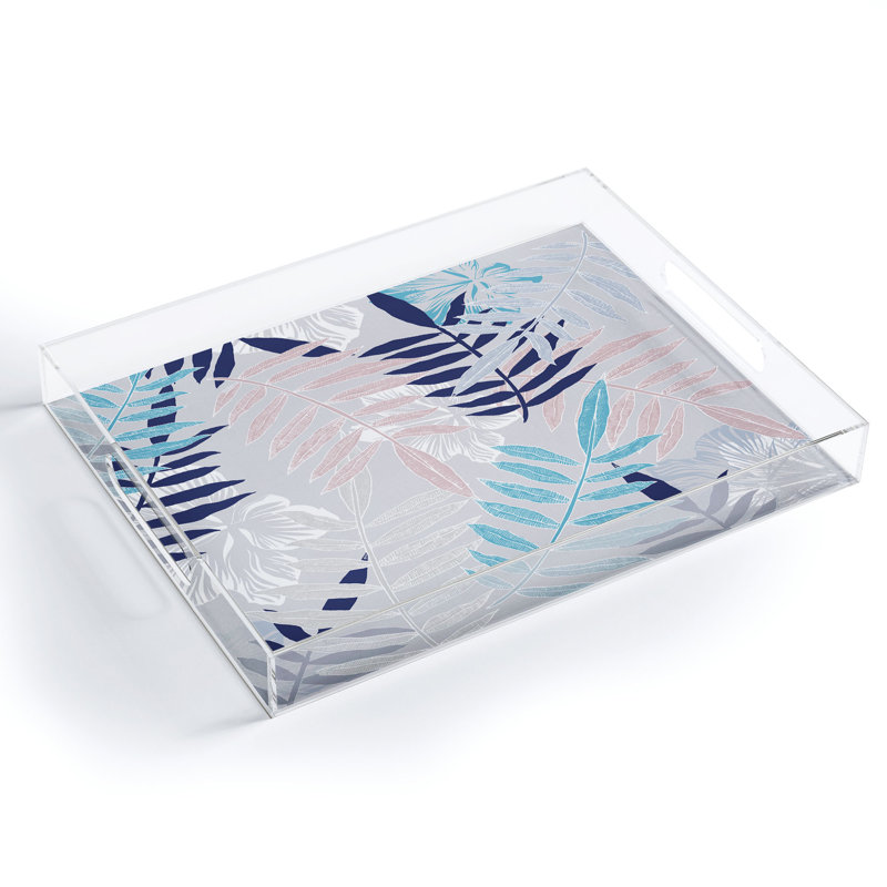 Plateau meuble-lavabo acrylique rosebud studio chaude days, H 2 po x l 12 po x P 6 po