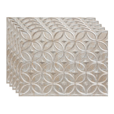 FASÄDE Rings Decorative Vinyl Backsplash 15 sq ft Kit