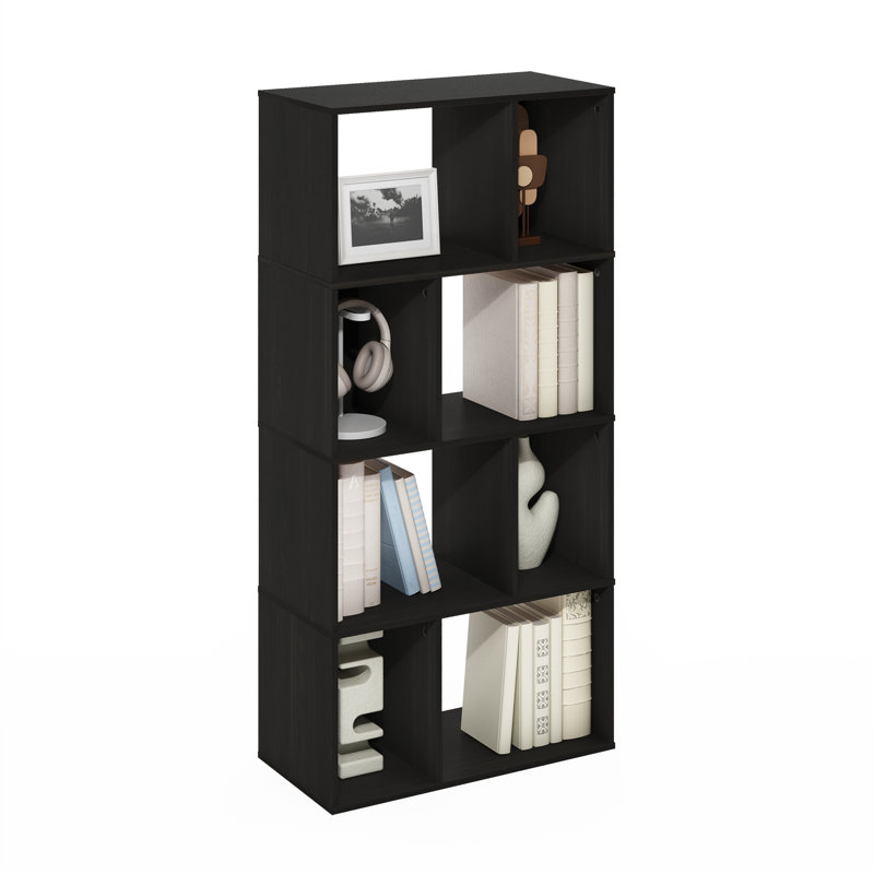 Beyard 59.99cm W Standard Bookcase, Espresso, (8 Shelves) 124.41cmH x 59.99cmW x 29.79cmD