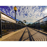Martin Luther King Bridge Sunny Day San Diego, California by Brian Mc Clean