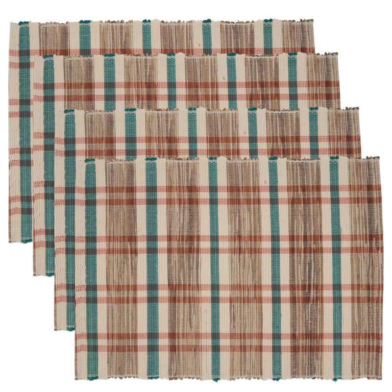 Vaillancourt Plaid Rectangle Placemat, Multi