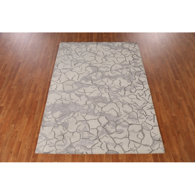 Tapis indien moderne abstrait