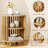 Yeva 19.7" Mid Century Modern Nightstand, Round Bedside Table With Open Shelf-229015156-229722784