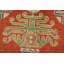 Tapis rouge nouvel âge en laine 8 pi 5 po x 10 pi 1 po Moriana