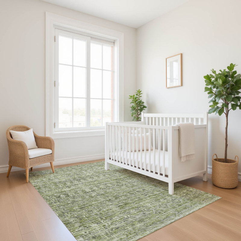 Premium Machine Washable Lubbers AMF1746 Stripe Rug, Rectangle 10' x 14'