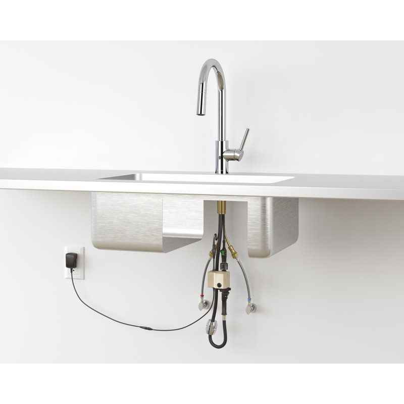 Stellen Pull Down Touchless Single Handle Kitchen Faucet, Polished Chrome