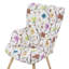 Trelleborg Upholstered Wingback Chair With Footstool