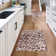 Rayna Gavin Brown Ivory Modern Giraffe Animal Print Indoor Area Rug, Flat Pile for Living Room & Bedroom