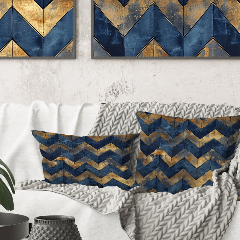 Coussin Chevron Harmony IV - Glam