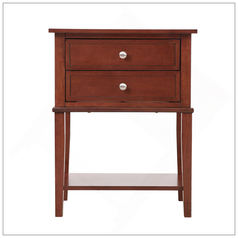 Stylish Nightstand, Cherry