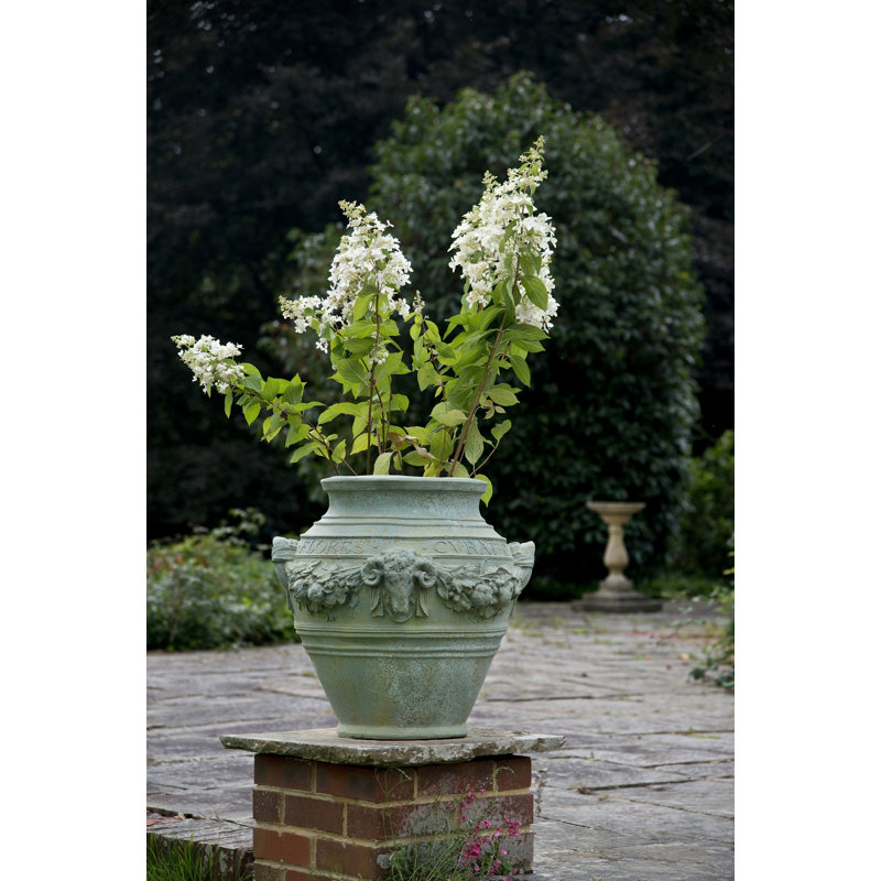 Pennypacker Fiberglass Urn Pot Planter, Bronzage