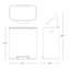 Brabantia Bo Step On Dual Compartment Recycling Trash Can, 2 x 8 Gallon (2 x 30 Litre)-67100221