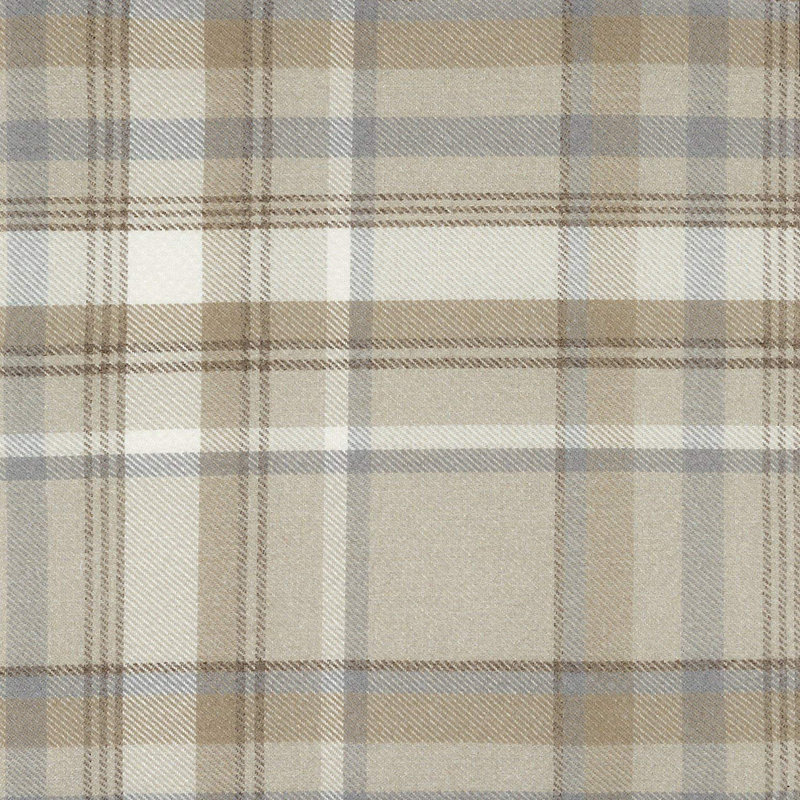 Harworth Polyester Tartan Bedspread, Beige/Cream